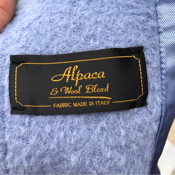 💙 Vintage Bill Blass Signature Alpaca & Wool Blend Jacket - Picture 7 of 14